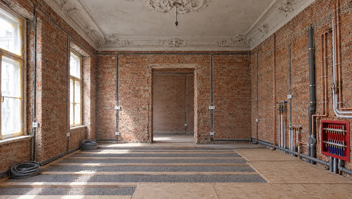 Rohinstallation: Elektro, Wasser, Heizung neu
